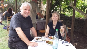 Enjoying the brunch