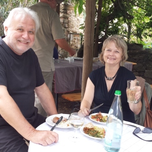 Enjoying the brunch